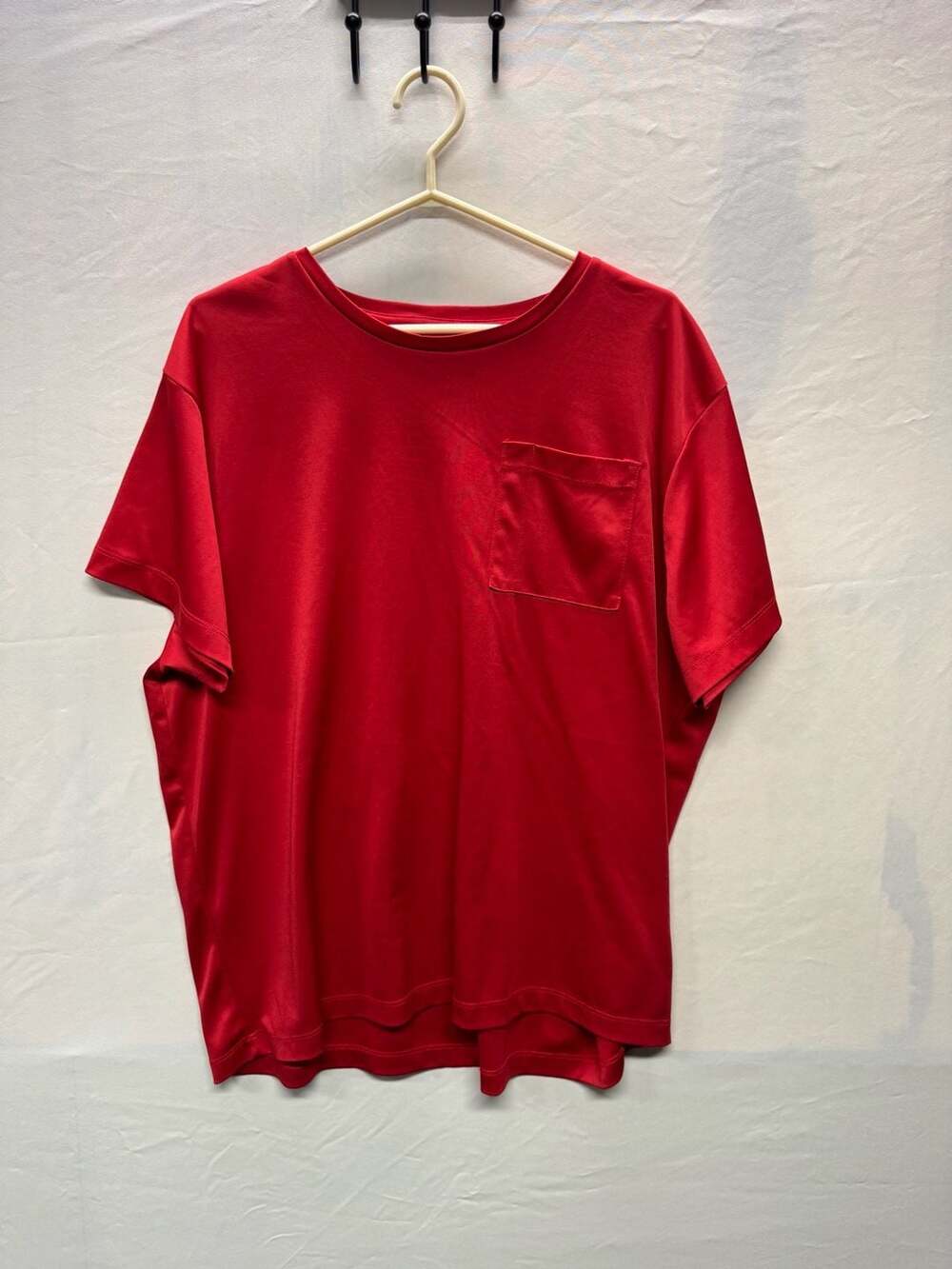 Champion Authentic Athleticwear Red Pocket T-Shirt XL